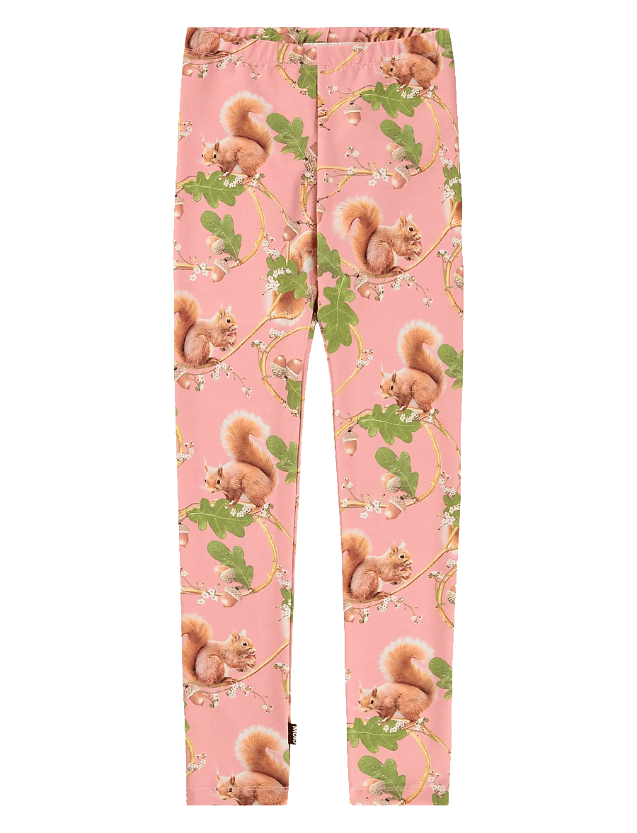 Molo - Niki - leggings - squirrel forest - 0