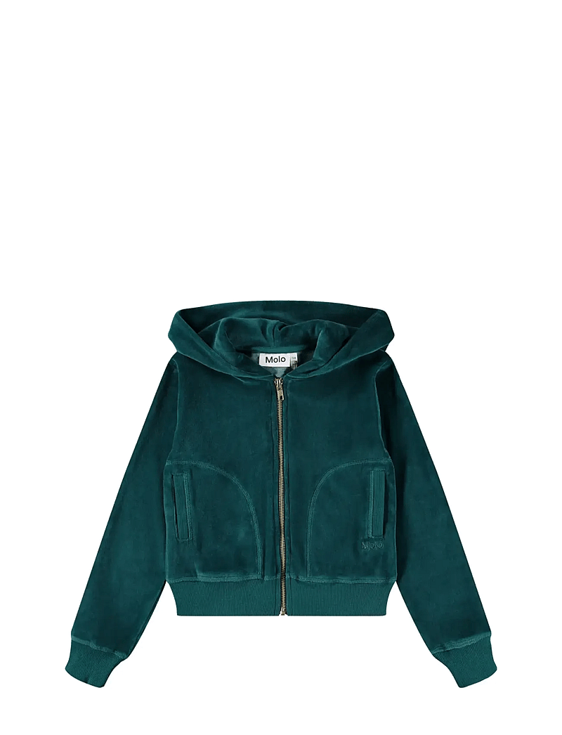 Molo - Milla - hættetrøjer - cosmic green - 0