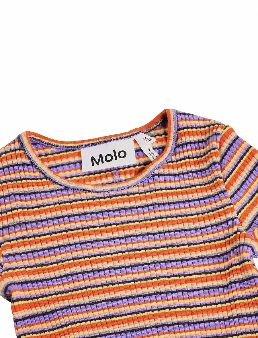 Molo - Rochelle - långärmade t-shirts - purple flame stripe - 2