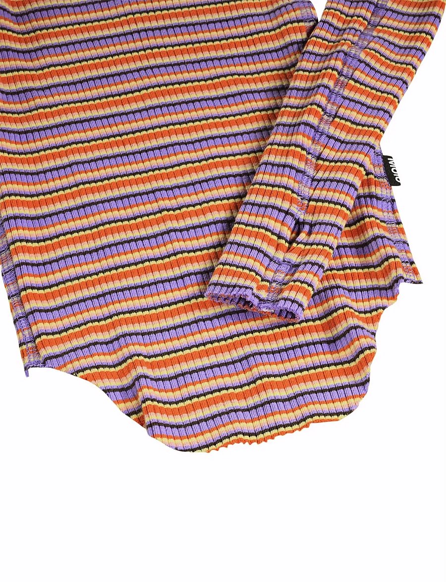 Molo - Rochelle - långärmade t-shirts - purple flame stripe - 3