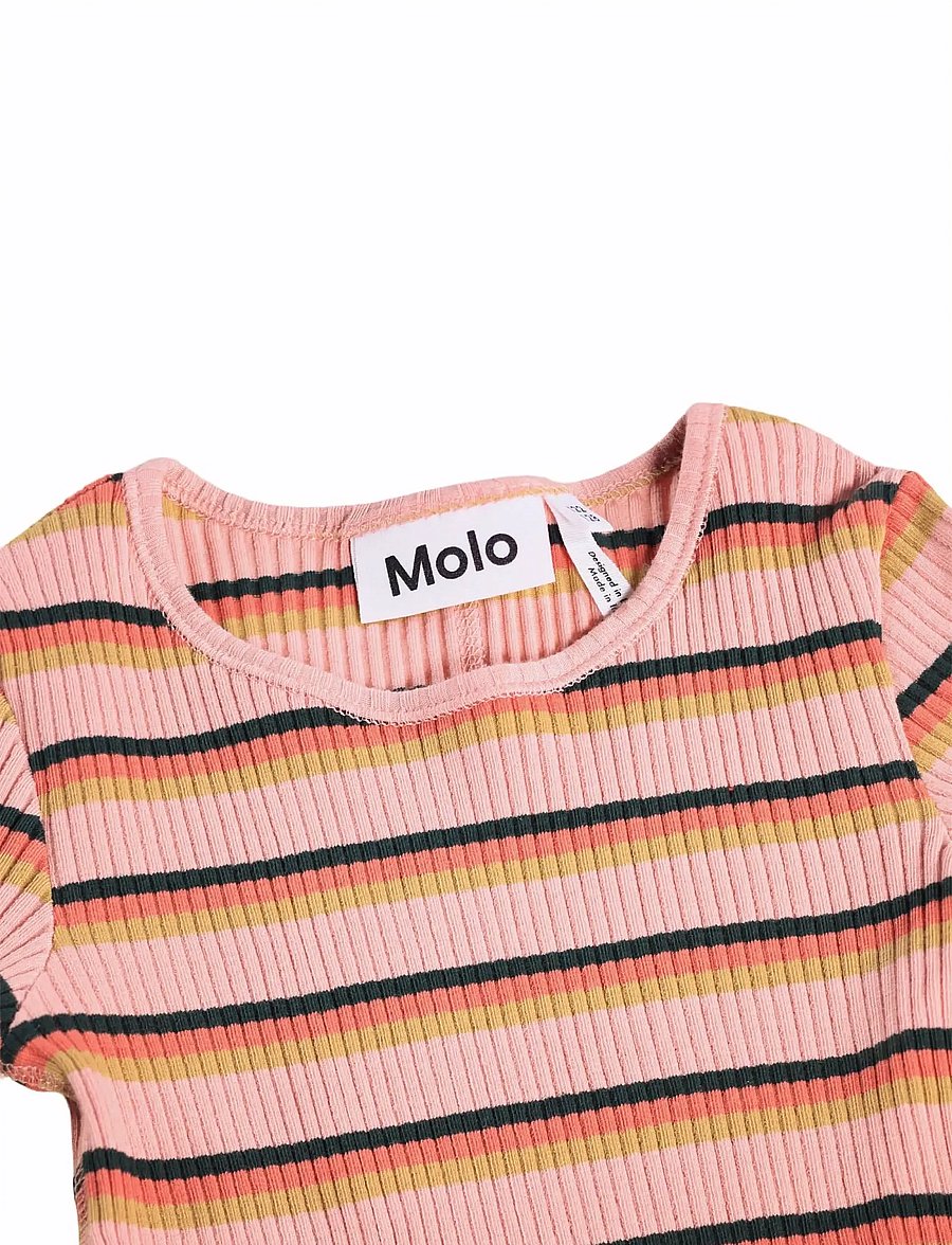 Molo - Rochelle - langärmelig - rose camel stripe - 2