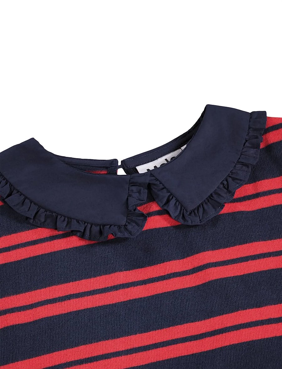 Molo - Rama - långärmade pikéer - ruby stripe - 4