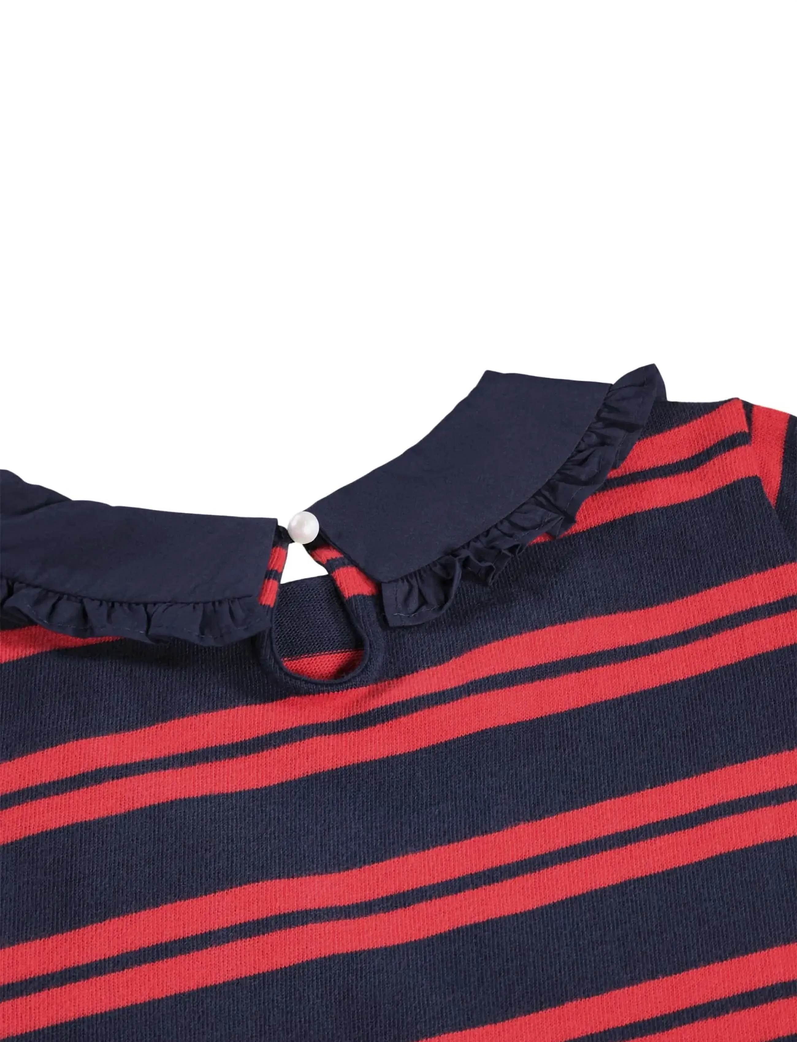 Molo - Rama - långärmade pikéer - ruby stripe - 5