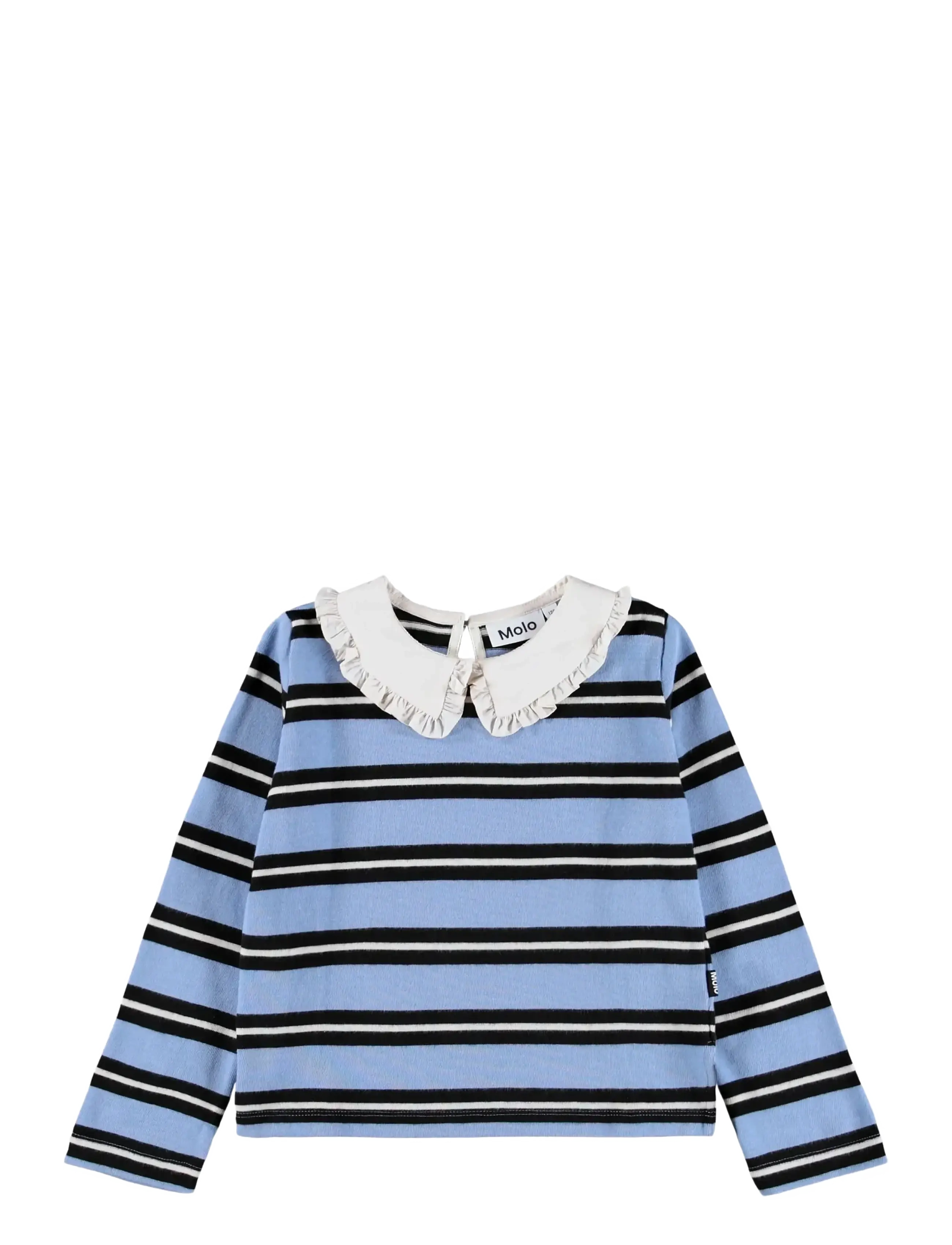 Molo Rama, 128, Polo Shirts, Blau - Long-sleeved Kinder