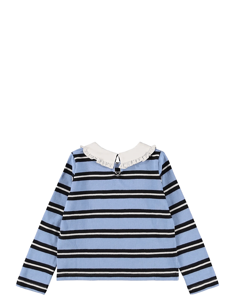 Molo - Rama - langärmelig poloshirt - topaz stripe - 1
