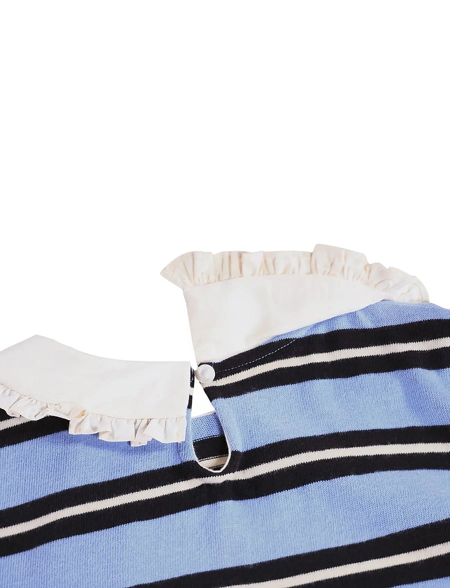 Molo - Rama - langärmelig poloshirt - topaz stripe - 4