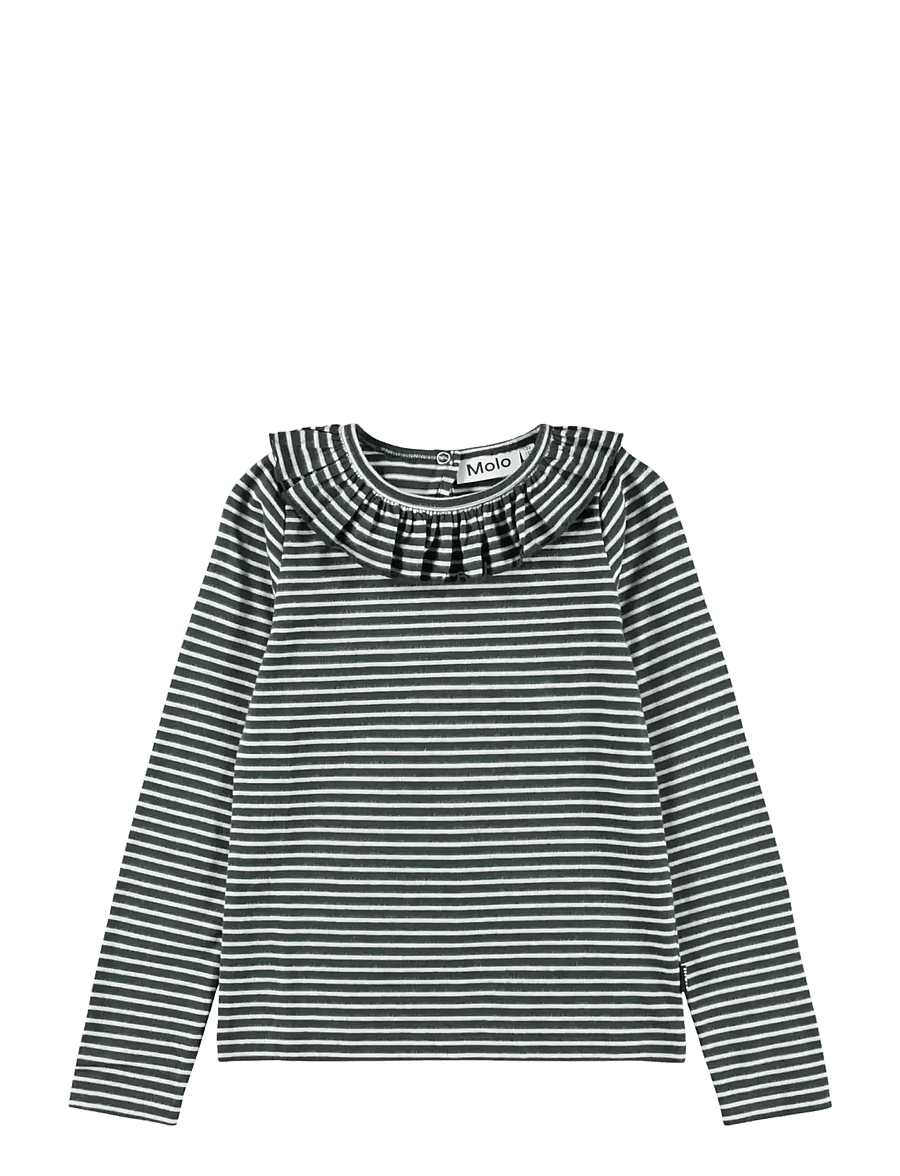 Molo - Rica - blusen & tuniken - taxus pearled stripe - 0