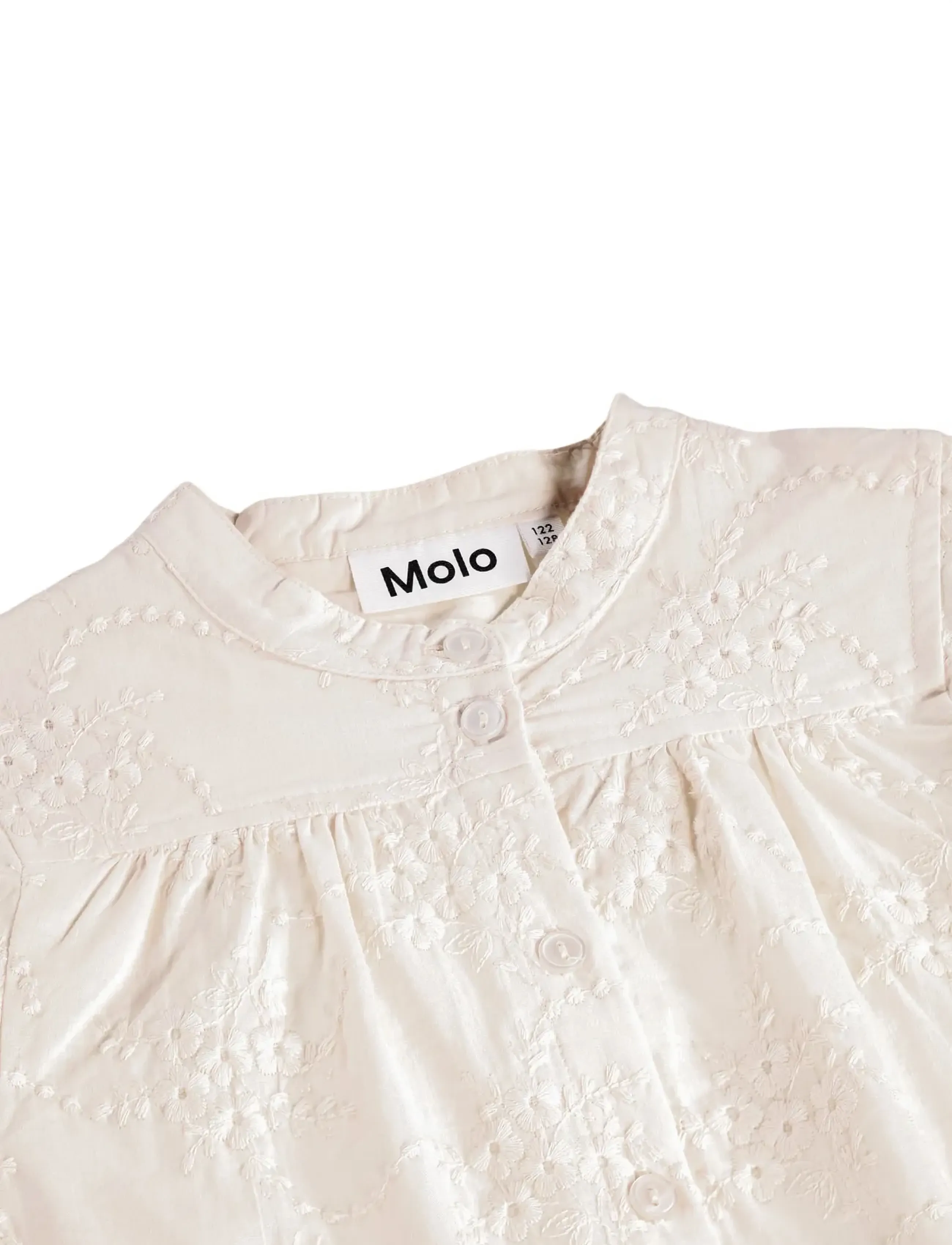 Molo - Rania - langærmede skjorter - pearled ivory - 5