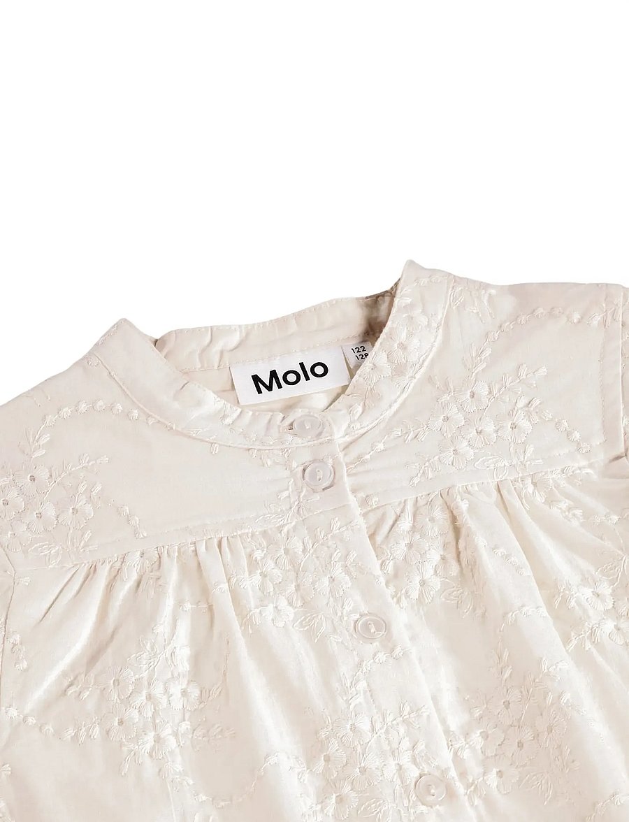 Molo - Rania - langærmede skjorter - pearled ivory - 5