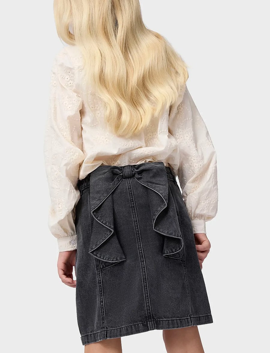 Molo - Bellamy - džinsa svārki - grey washed denim - 4