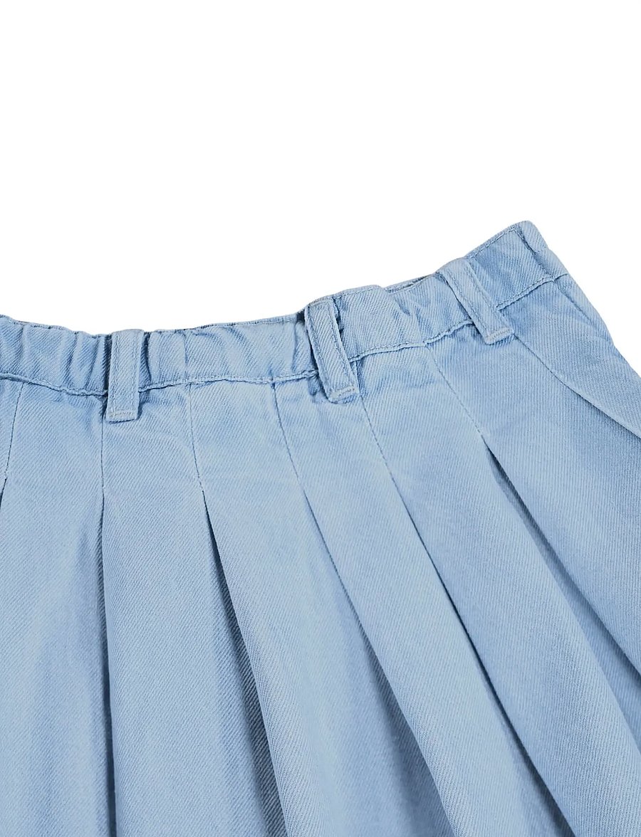 Molo - Belle - jeansröcke - washed drapy - 5