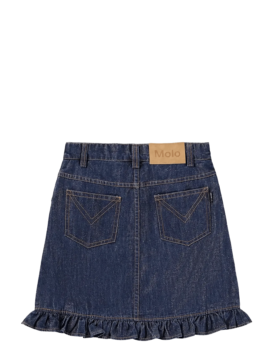 Molo - Berit - jeansröcke - mid blue glitter - 1
