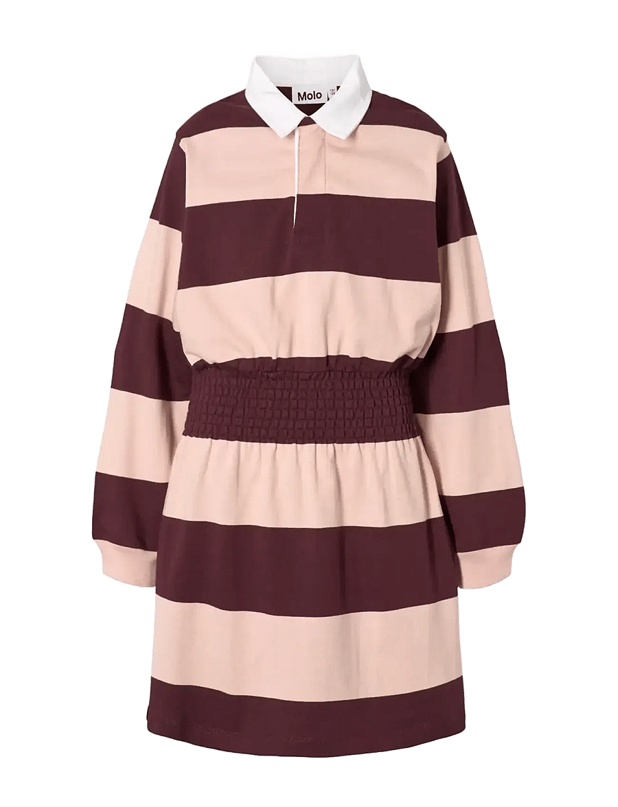 Molo - Carlott - langærmede hverdagskjoler - berry petal - 0