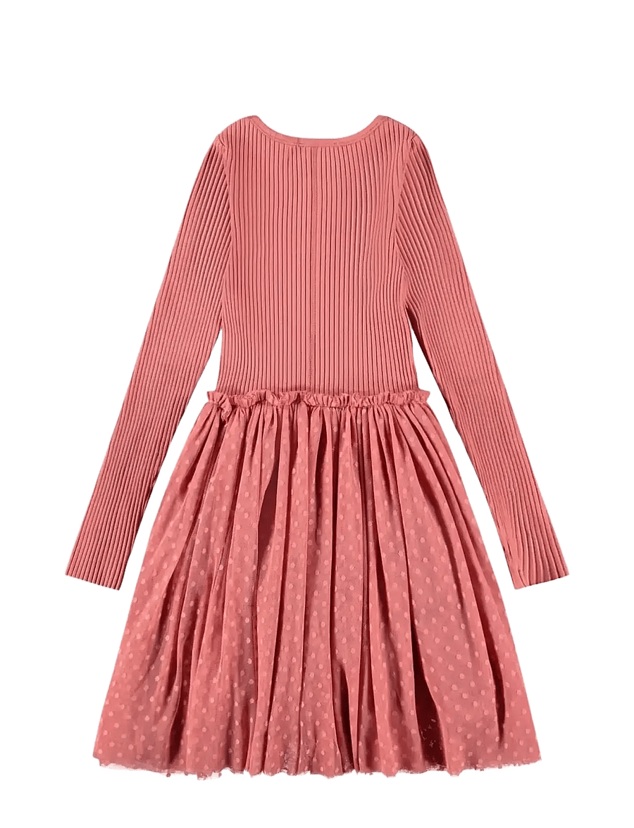 Molo - Cosette - långärmade babyklänningar - faded rose - 1