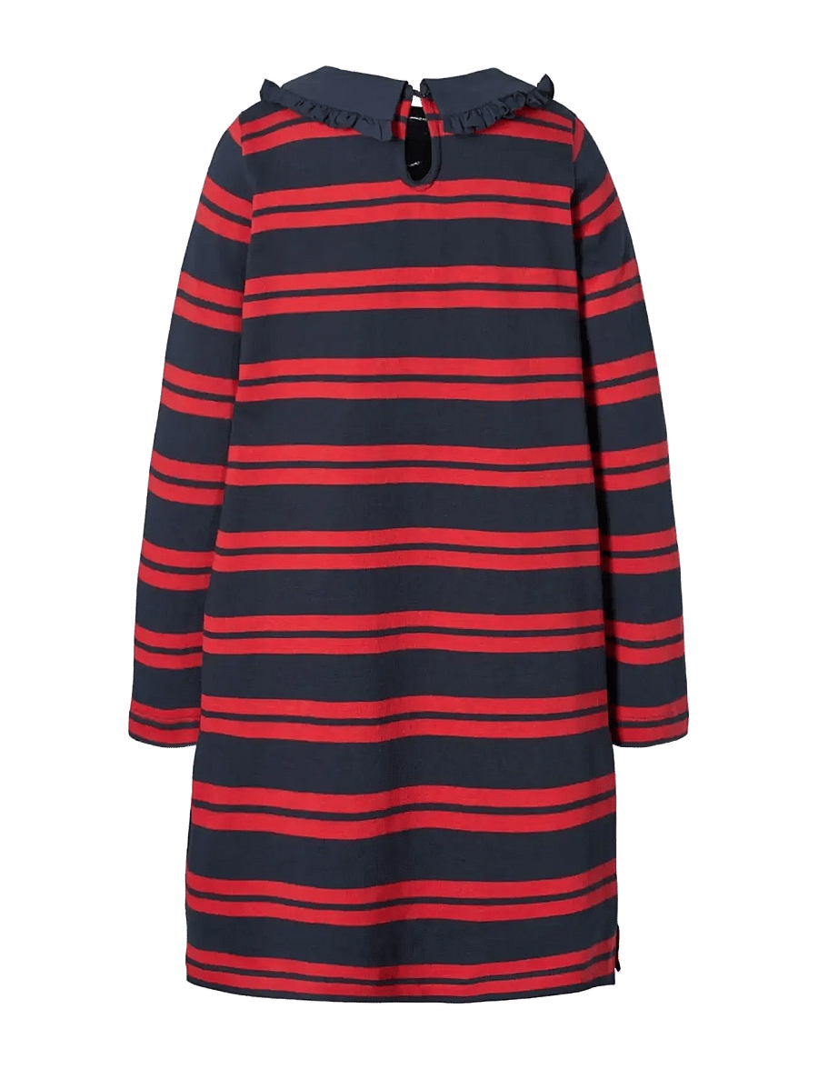Molo - Chilla - långärmade vardagsklänningar - ruby stripe - 1