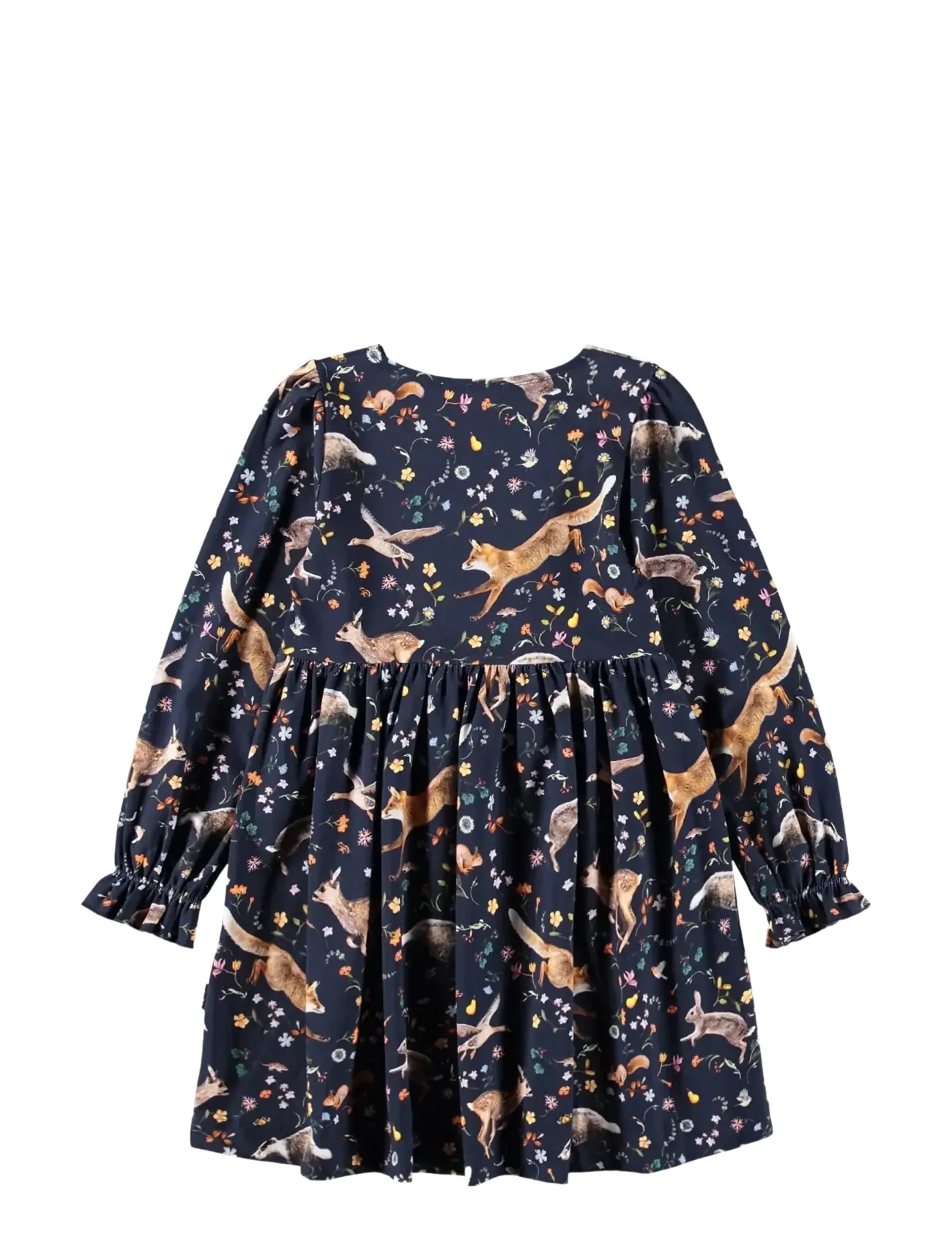 Molo - Camie - long-sleeved baby dresses - windy forest - 1