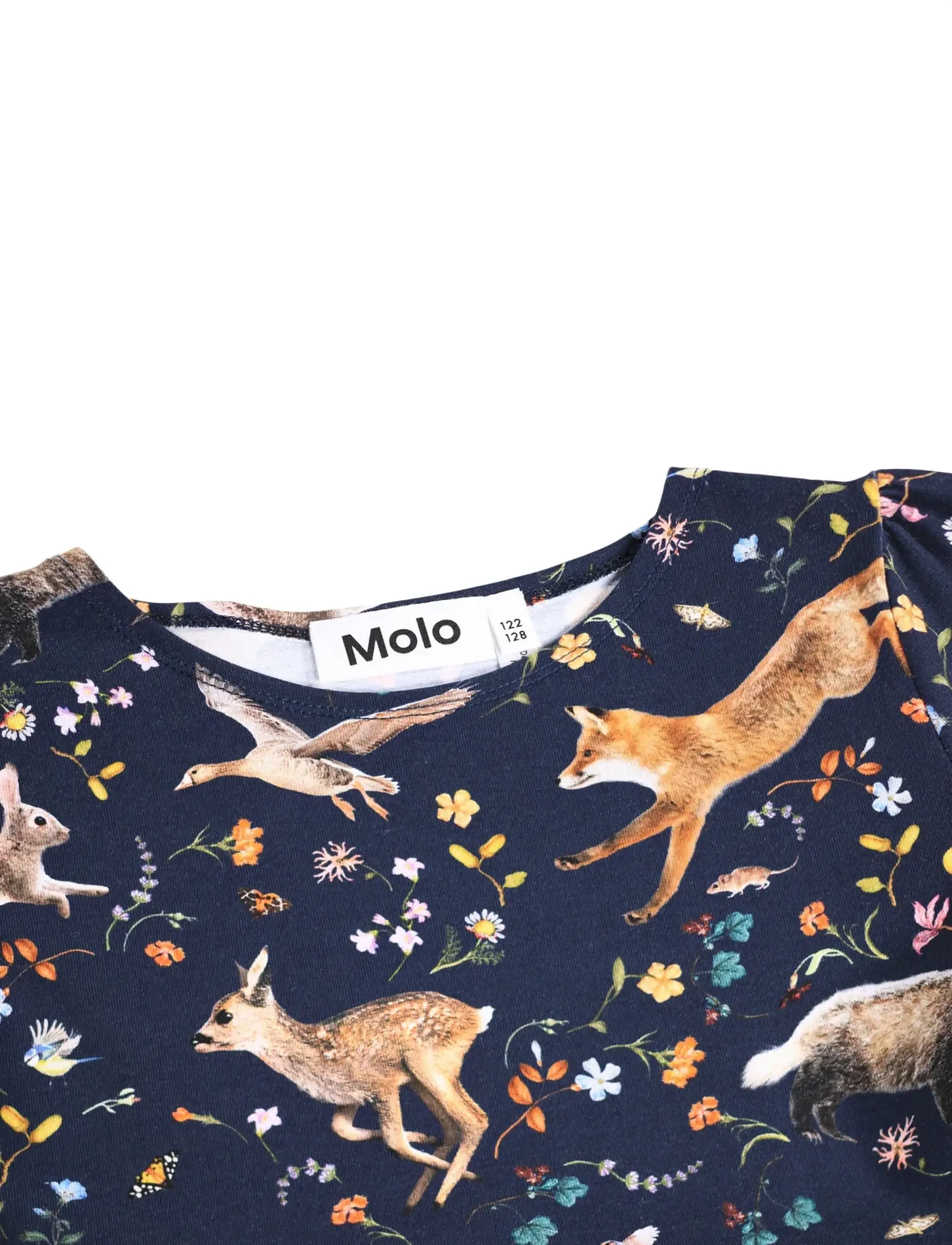 Molo - Camie - long-sleeved baby dresses - windy forest - 2