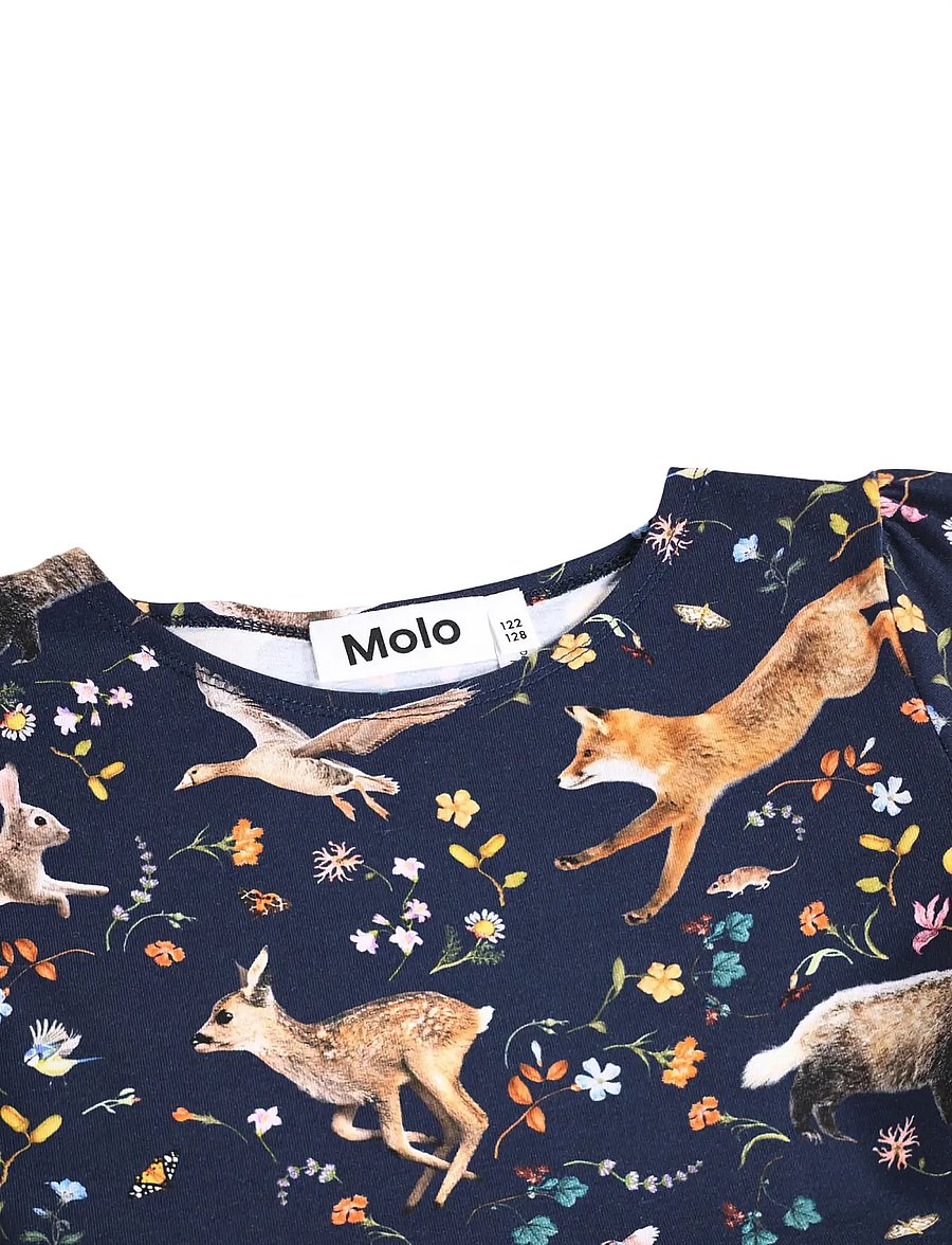 Molo - Camie - langärmelige babykleider - windy forest - 2