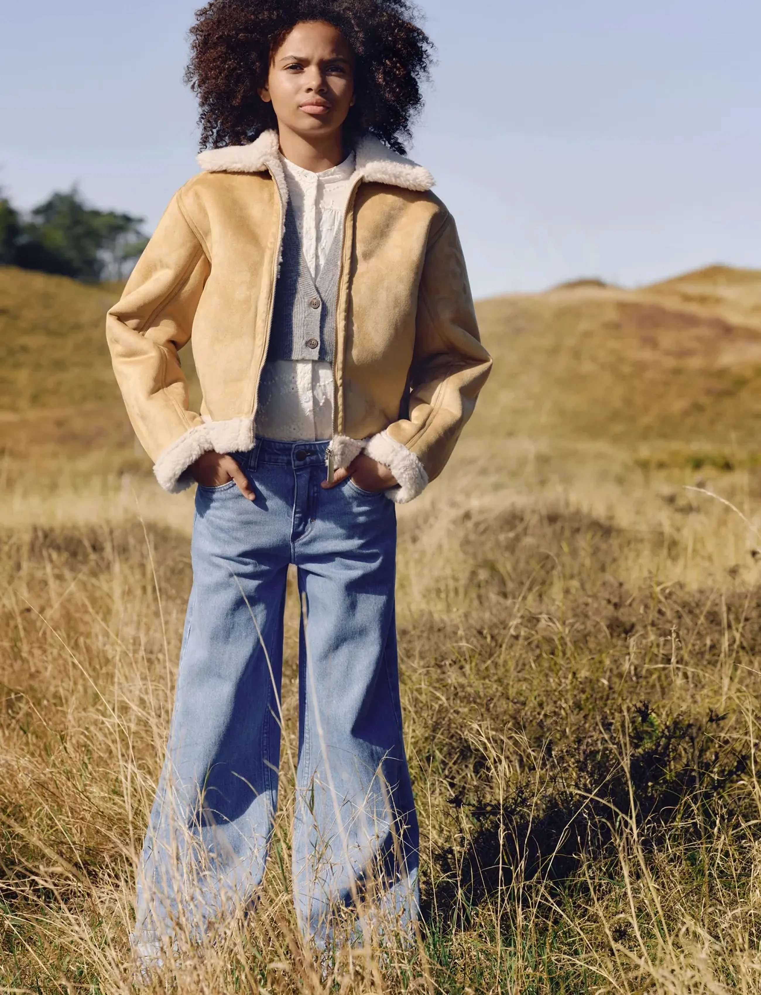 Molo Aleen, 110, Jeans, Blau - Wide Kinder