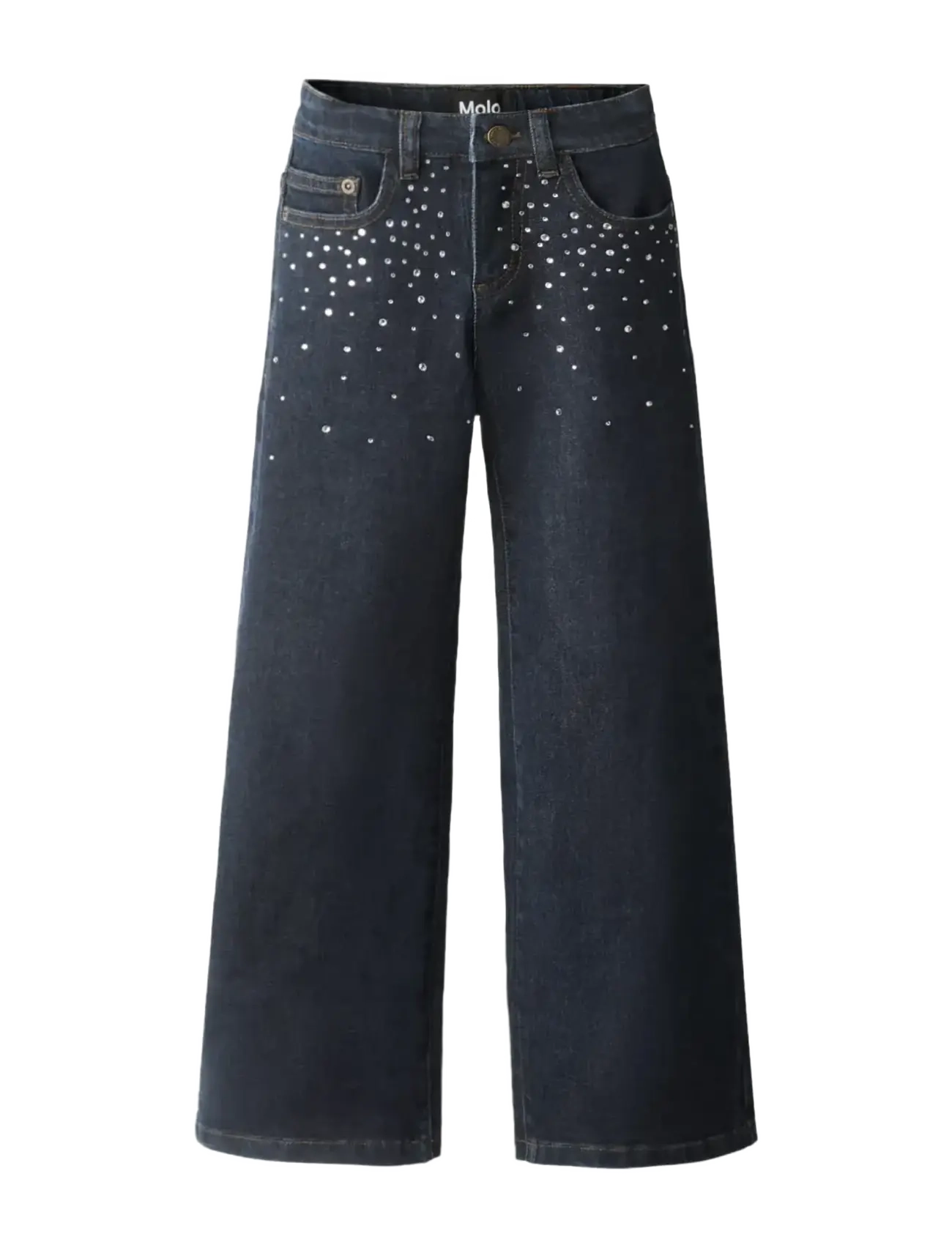 Molo - Asta - brede jeans - rhinestone raw - 1