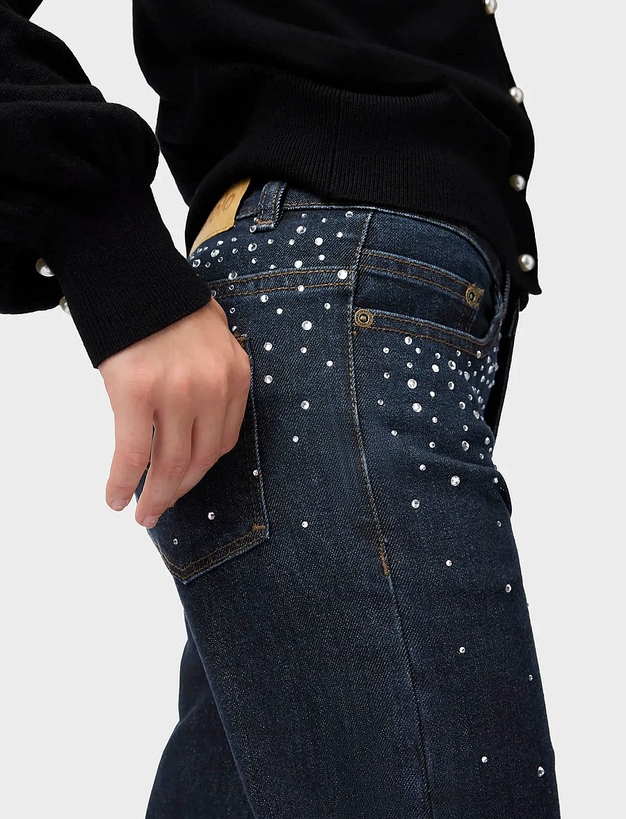 Molo - Asta - brede jeans - rhinestone raw - 4