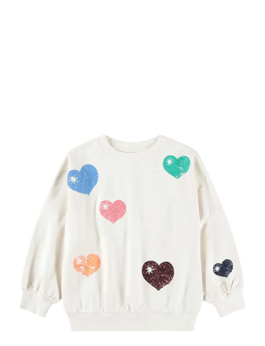 Molo - Marika - sweatshirts - bubble hearts - 0