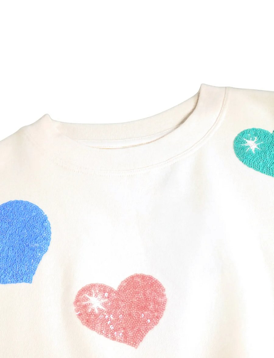 Molo - Marika - sweatshirts - bubble hearts - 3