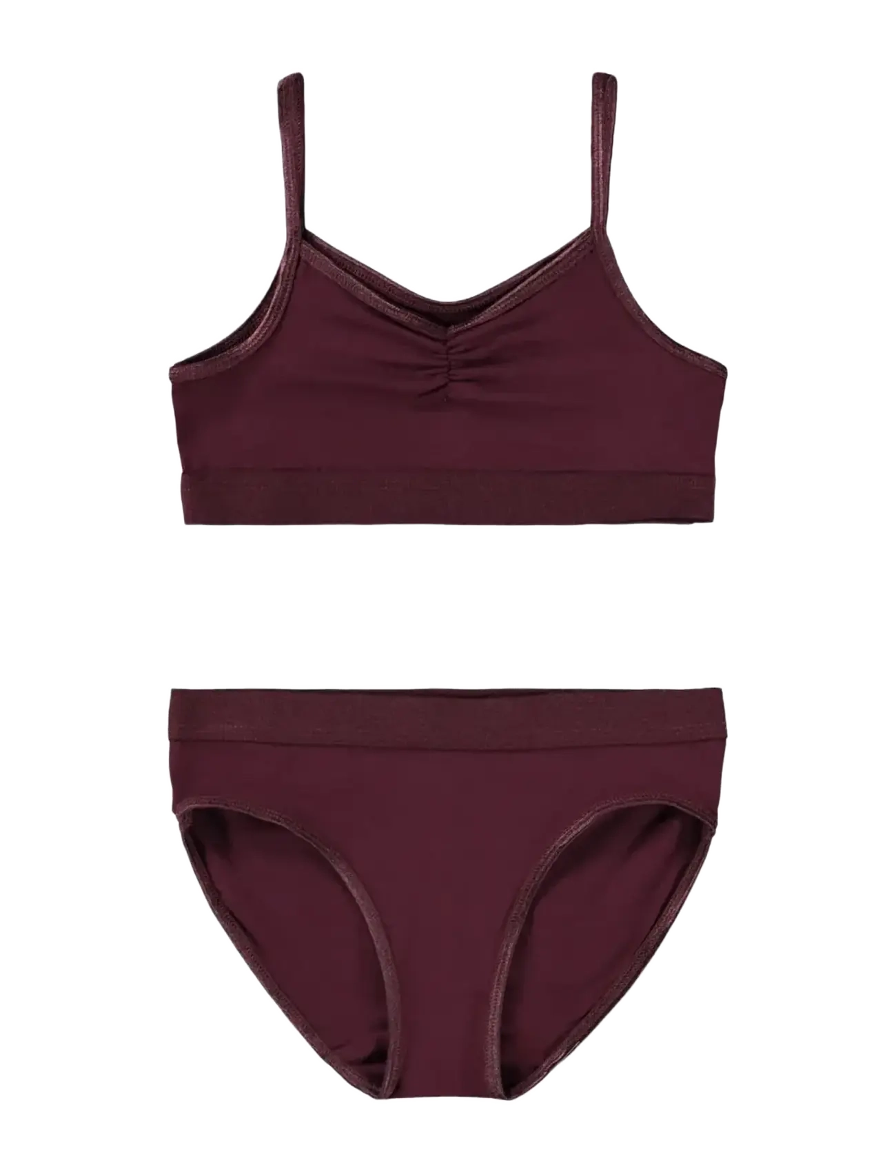 Molo Jinny Set, 146/152, Underwear, Burgunderrot - Underwear Sets, Kinder