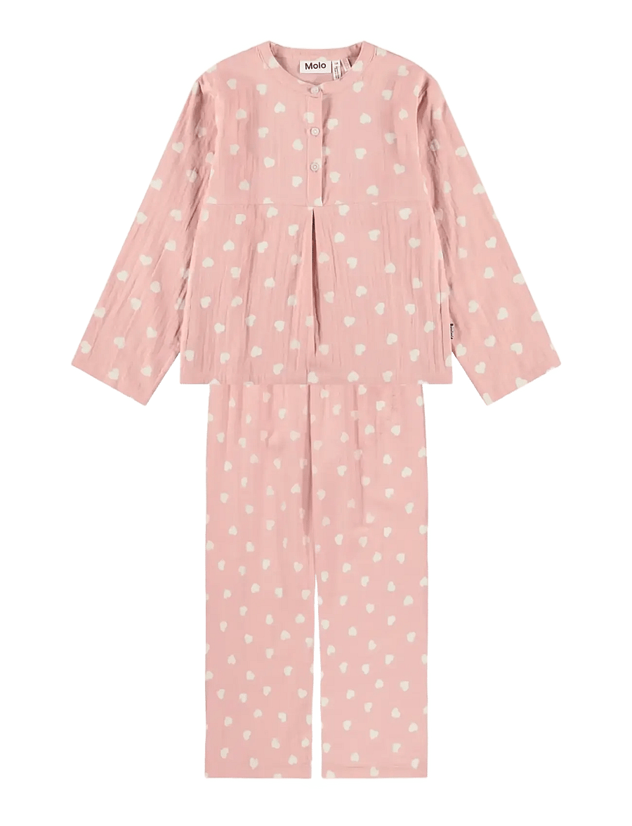 Molo - Lin - pyjama-sets - rose hearts - 0