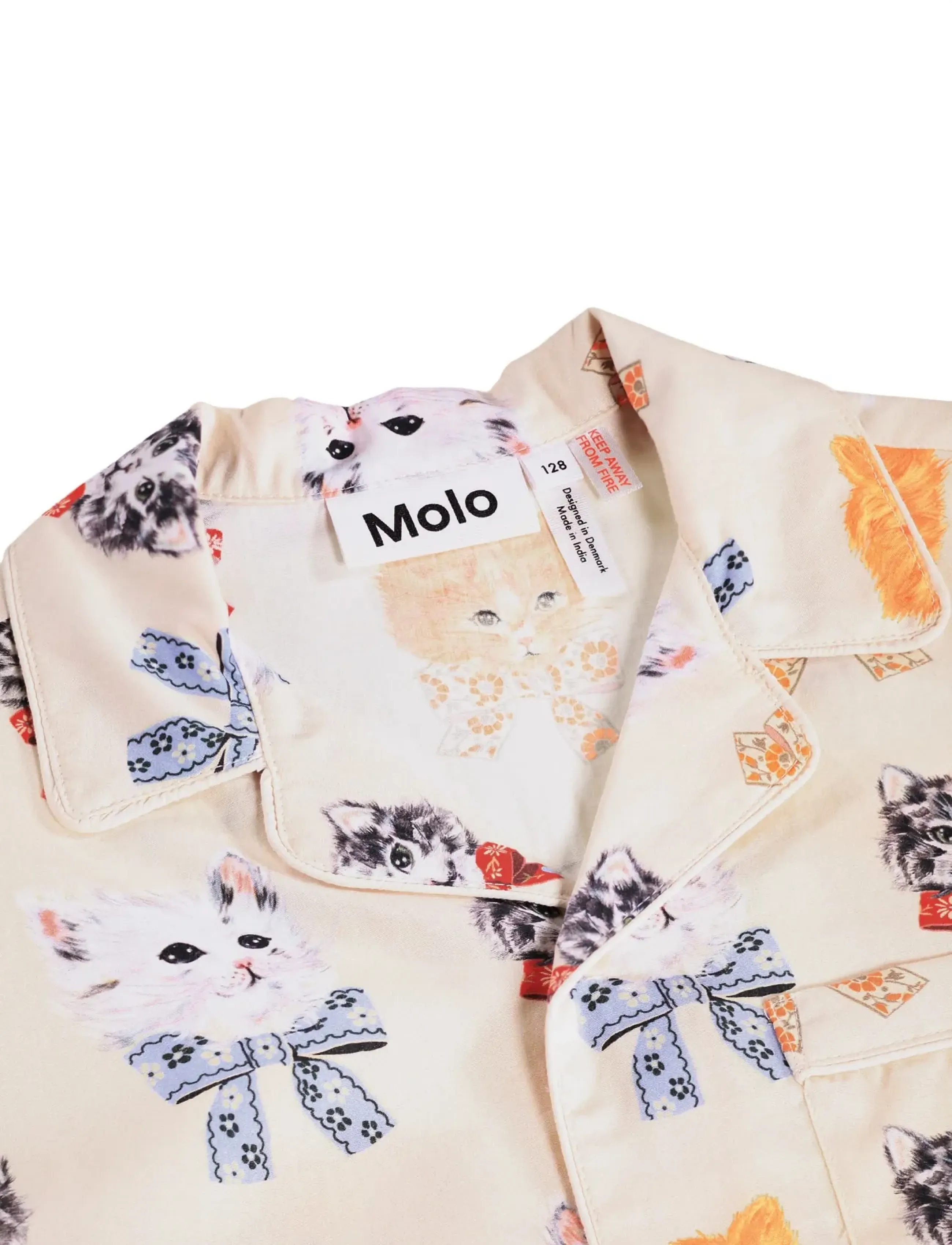 Molo - Lex - pyjamassæt - retro kittens - 3