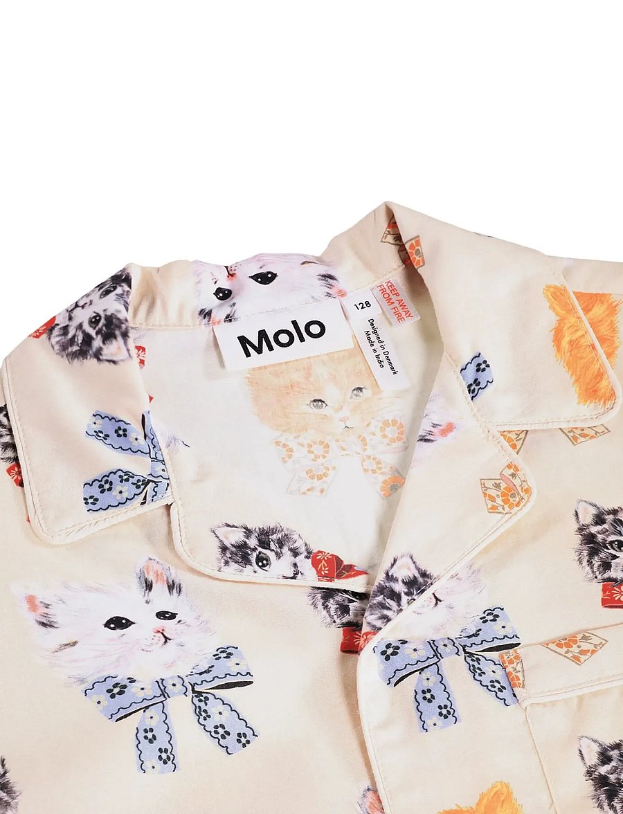 Molo - Lex - pyjamassæt - retro kittens - 3