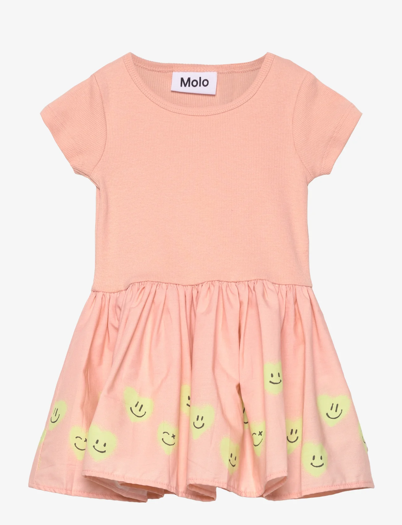 Molo - Carin - short-sleeved baby dresses - line of hearts - 0