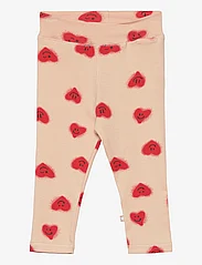 Molo - Sting - leggings - red hearts_ jersey - 0
