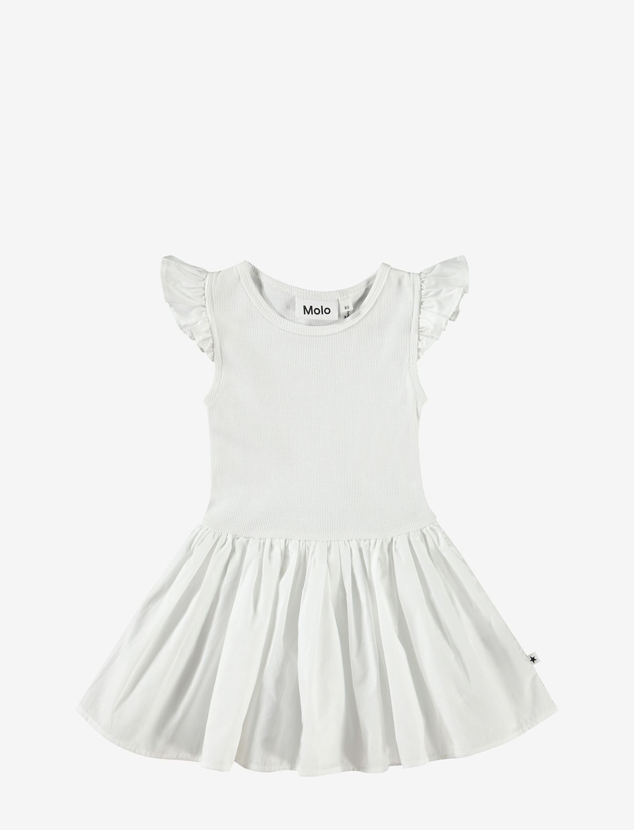 Molo - Cimi - kurzärmelige freizeitkleider - crisp white - 0