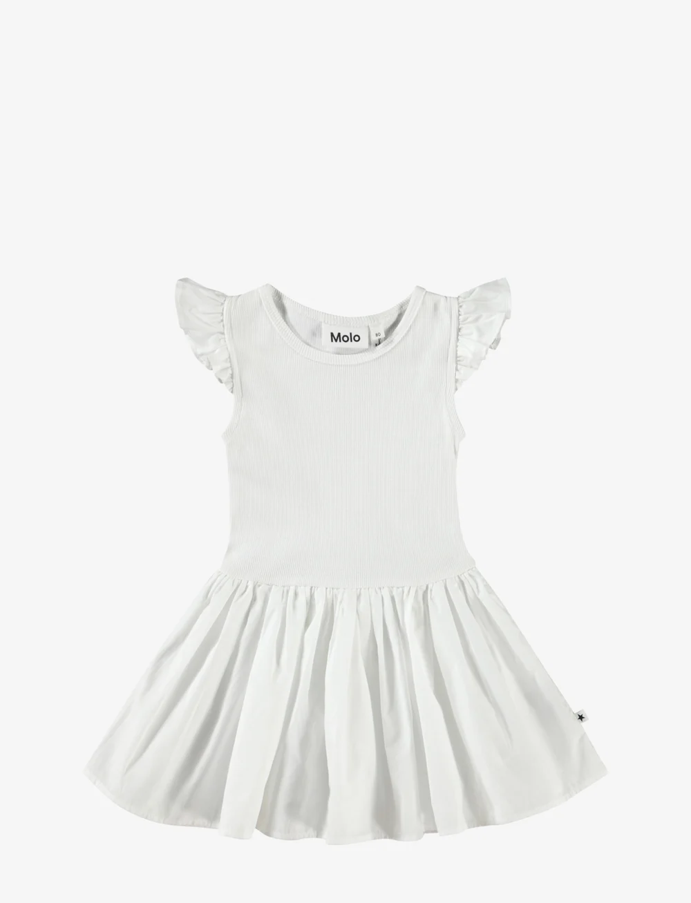 Molo - Cimi - kortärmade babyklänningar - crisp white - 0