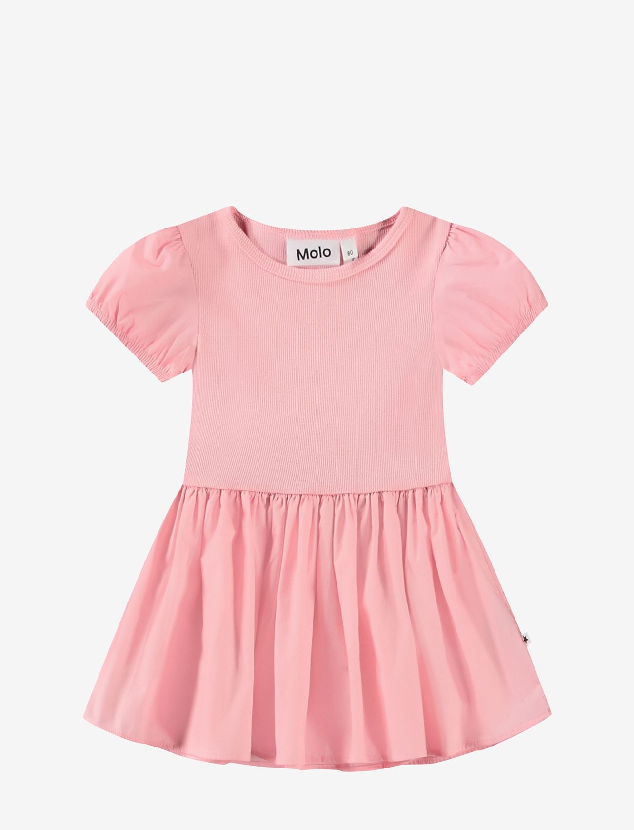 Molo - Caitlin - lühikeste varrukatega beebi kleidid - rosequartz - 0