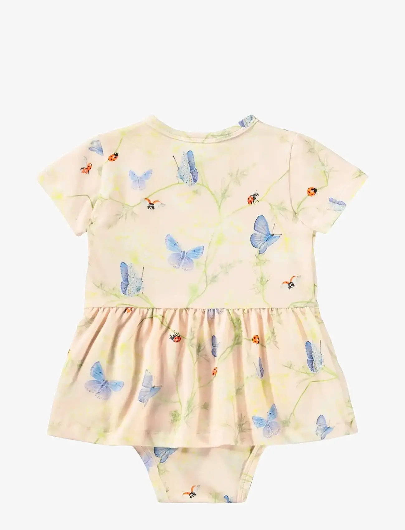 Molo - Frannie - kurzärmelige babykleider - butterflys cloud - 1