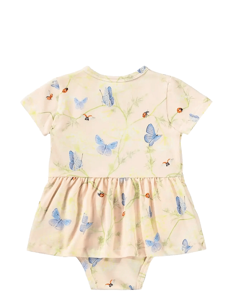 Molo - Frannie - kurzärmelige babykleider - butterflys cloud - 1