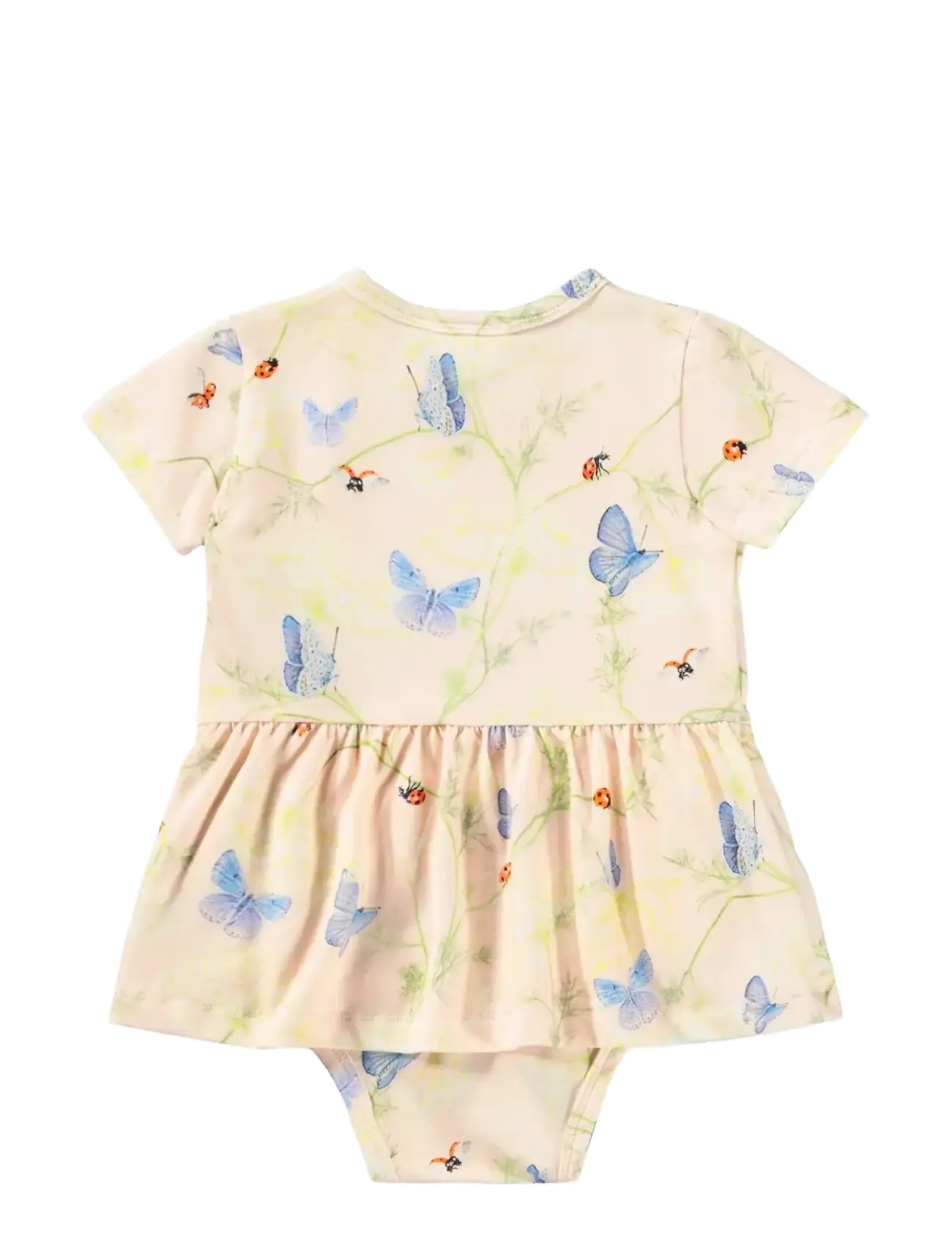 Molo - Frannie - sukienki dla dziewczynek z krótkim rękawem - butterflys cloud - 1