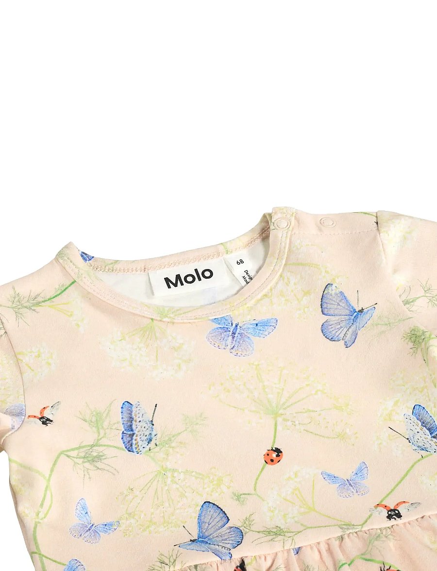 Molo - Frannie - kortærmede babykjoler - butterflys cloud - 2