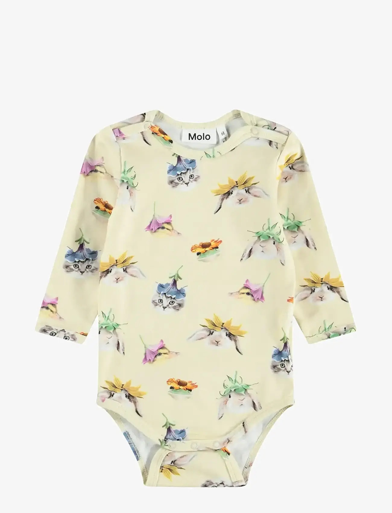 Molo - Foss - long-sleeved - floral fun baby - 0