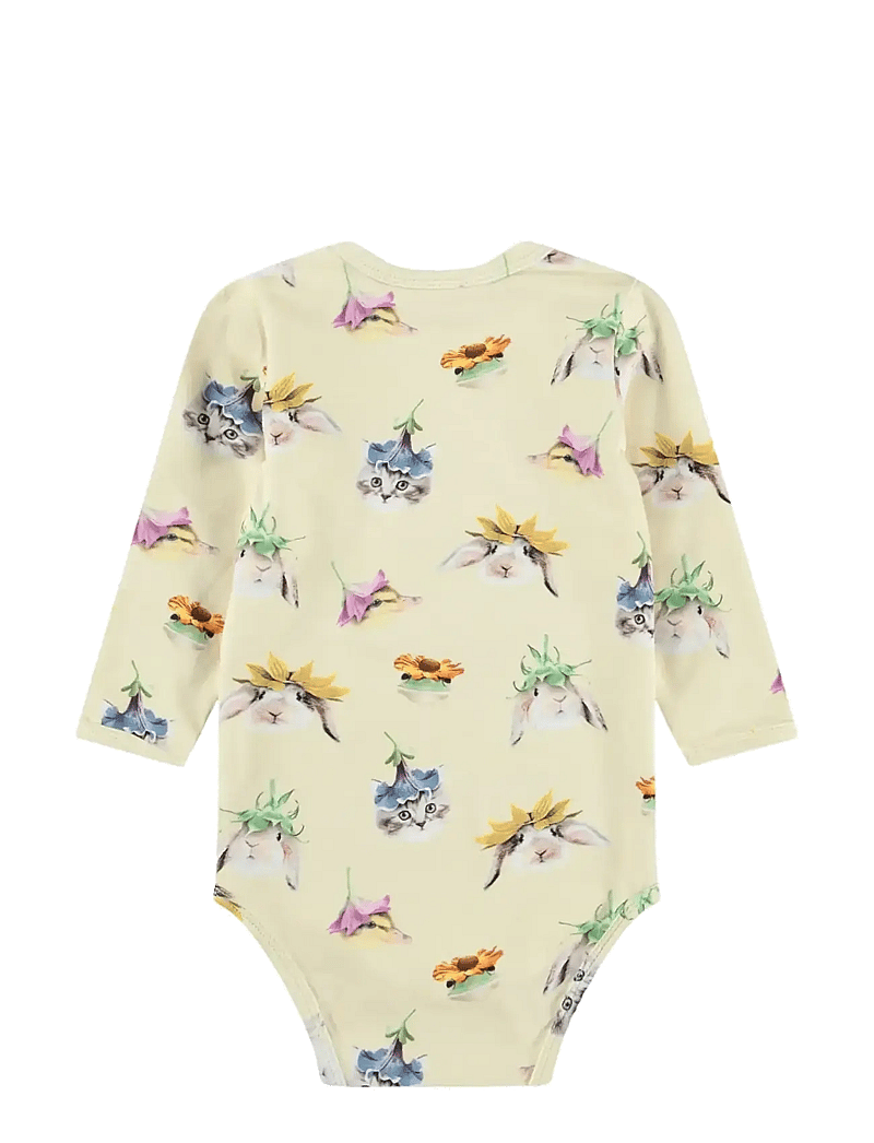 Molo - Foss - pikkade varrukatega bodid - floral fun baby - 1
