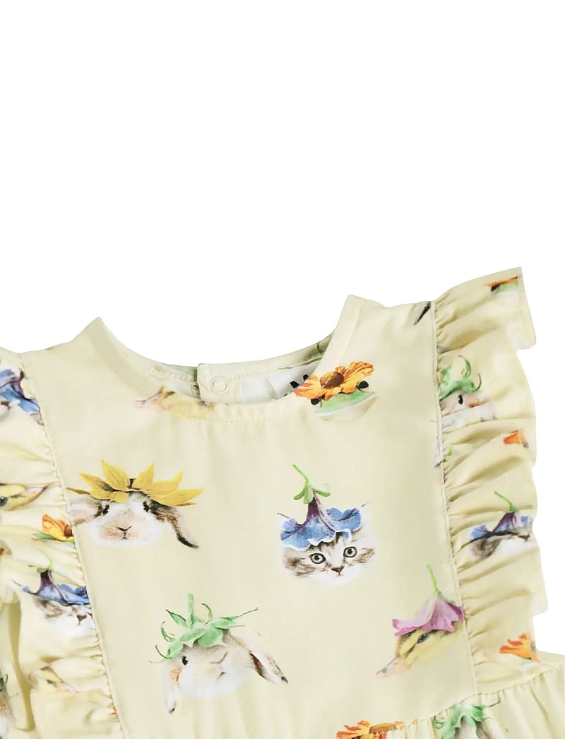 Molo - Fallon - kortärmade bodysuits - floral fun baby - 2