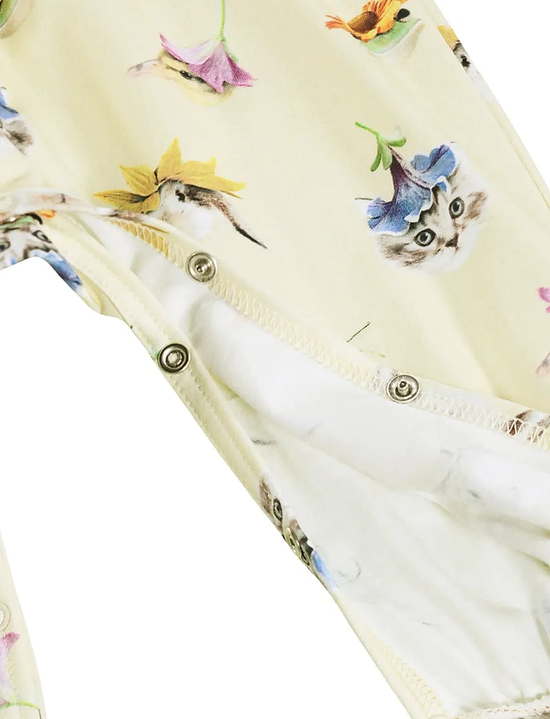 Molo - Fallon - kortärmade bodysuits - floral fun baby - 3