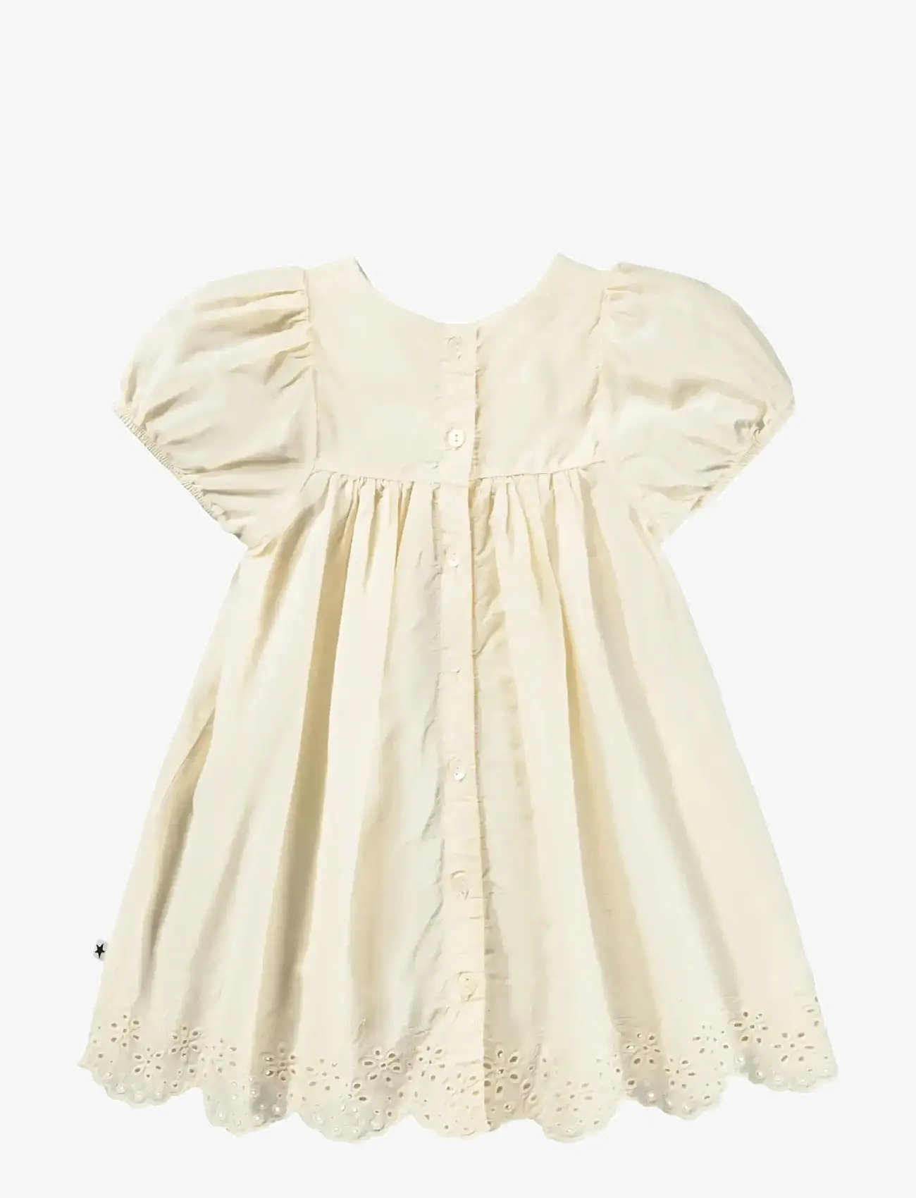 Molo - Carmen - kortärmade babyklänningar - pearled ivory - 2