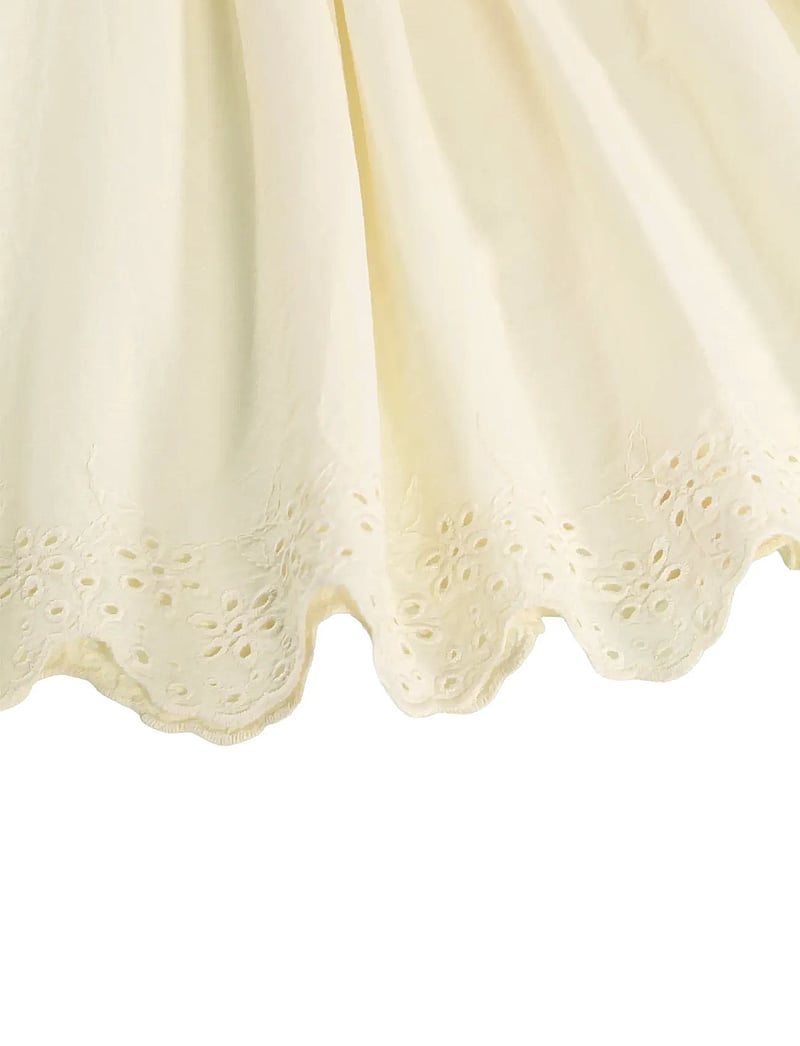 Molo - Carmen - kortärmade babyklänningar - pearled ivory - 4