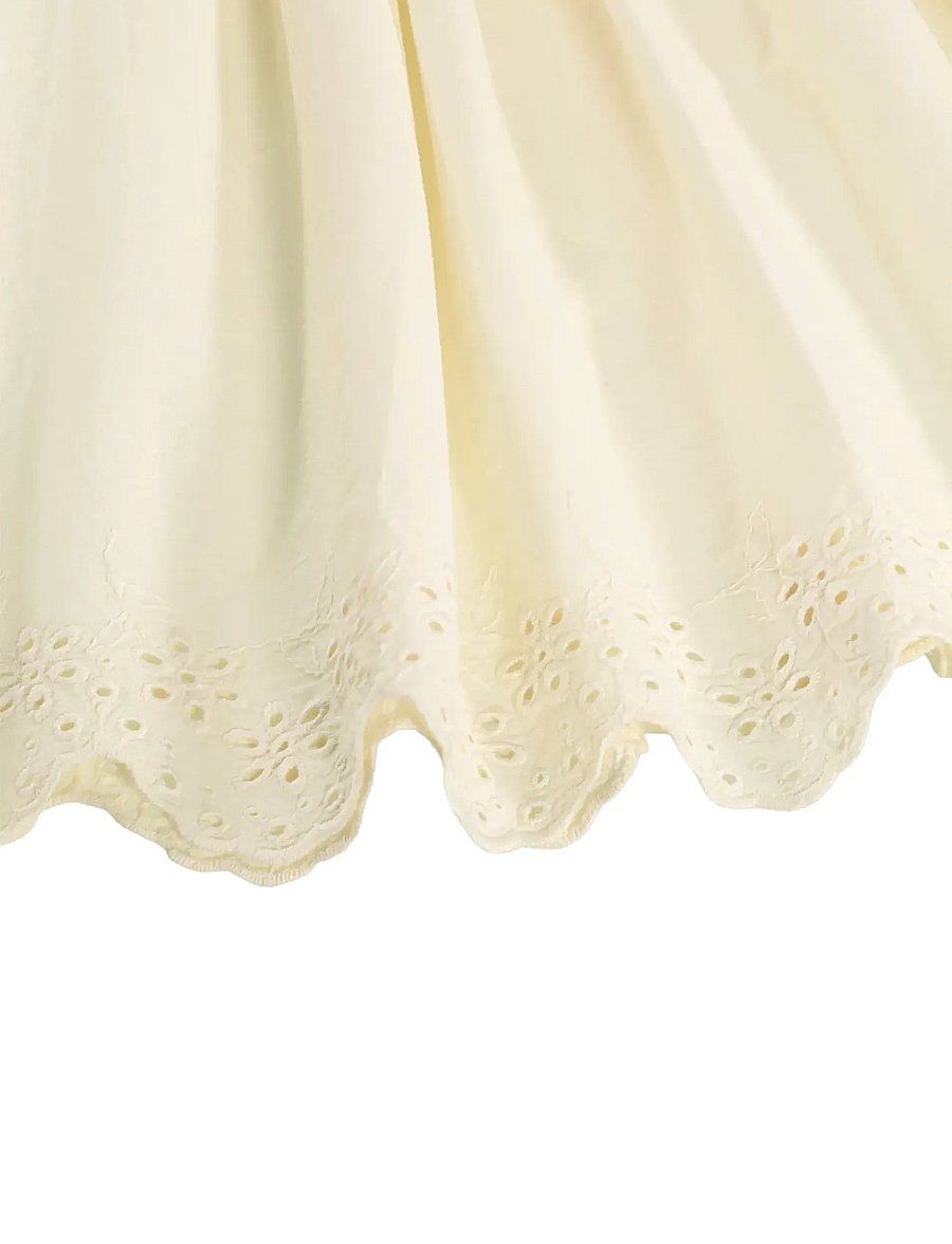 Molo - Carmen - kurzärmelige babykleider - pearled ivory - 4