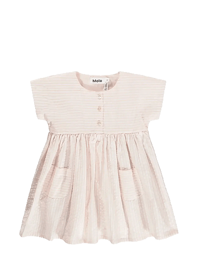 Molo Carlotta - Kleider - CLOUD PINK STRIPE / pink/rose
