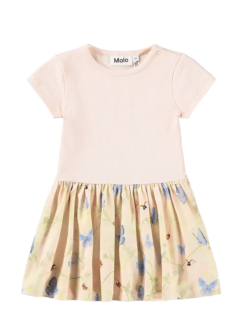 Molo - Catja - kurzärmelige babykleider - butterflys cloud - 0