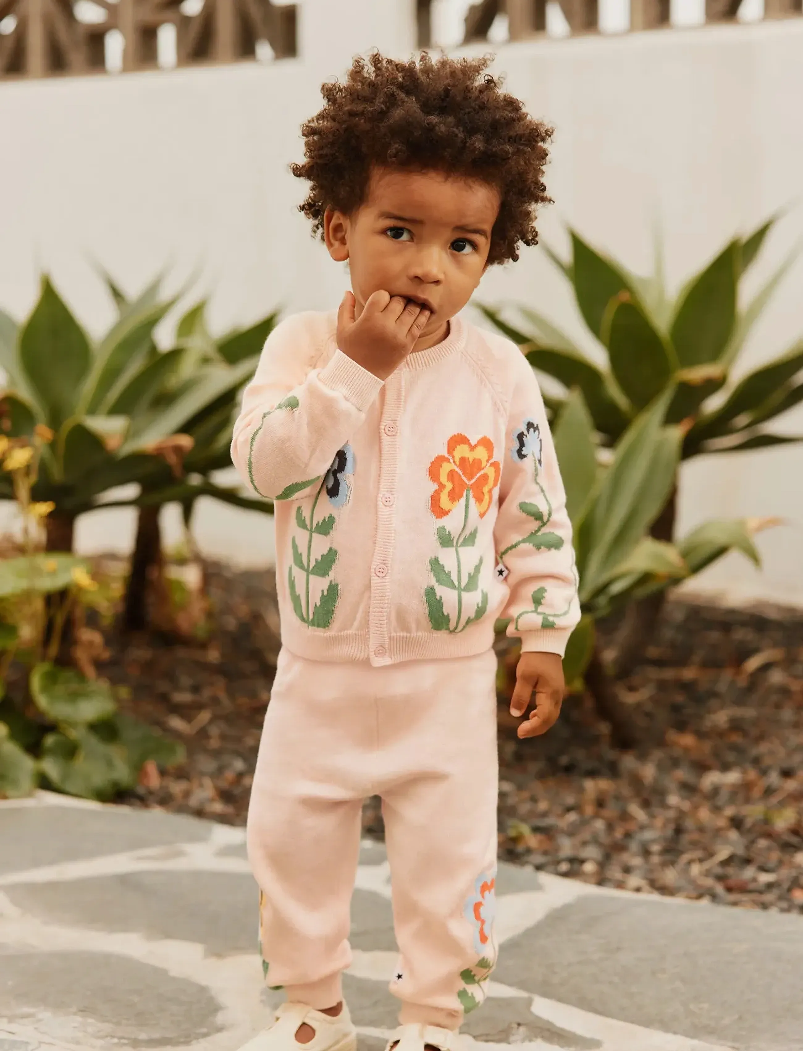 Molo Sol - Kleidung - FOLKLORE GARDEN / pink/rose